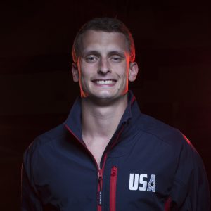 Taylor posing with a smile