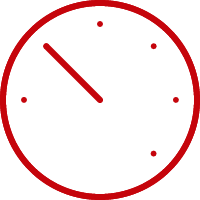 An icon of a clock.