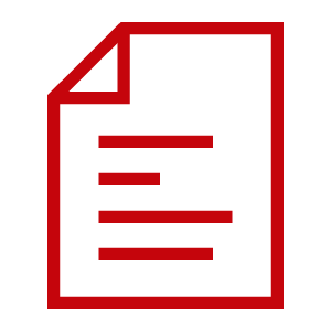An icon of a page with the corner folded.