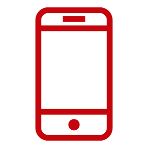 An icon of a cellphone.